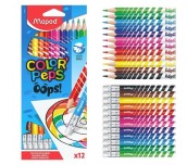 ЦВЕТНИ МОЛИВИ MAPED COLOR PEPS OOPS ИЗТРИВАЕМИ 12 ЦВЯТА