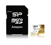 Карта памет Silicon Power Superior Pro, 512GB, microSDXC, Class 10, SD Adapter