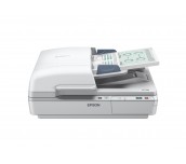 Scanner EPSON WorkForce DS-7500, Letter, 1,200 DPI (Horizontal x Vertical), Standard (built-in), Yes, One keypress, RGB colour dropout, Skip blank page, Punch holes removal