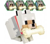 Лампа Paladone Glo Buddies: Minecraft - Wolf Light, PP14761MCF