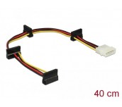 Кабел Power Molex 4 Pin  > 4 x SATA 15 Pin, 40cm