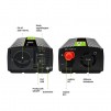 Инвертор GREEN CELL, 12/220V, DC/AC, 500W/1000W INVGC12P500LCD  LCD, Чиста синусоида