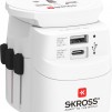Адаптер SKROSS PRO Light USB, 1.302472, World, Бял