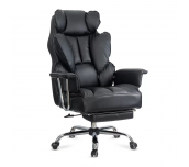 ДИРЕКТОРСКИ СТОЛ ZENON ЕКО КОЖА ЧЕРЕН