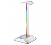 Поставка за слушалки FragON 2U RGB - Бял