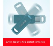 SanDisk Флаш памет 256Gb Ultra Drive Go USB-C Type-C, BLUE