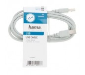 Кабел HAMA 200900 USB-A мъжко - USB-B мъжко, 1.5 м