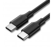 КАБЕЛ UGREEN US286 USB-C/USB-C 3А, DATA, 60W, 1М, ЧЕРЕН