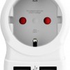 Адаптер SKROSS Europe to UK 1500280, USB, Бял