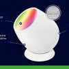 Смарт RGB лампа Deltaco wake-up light, USB-C