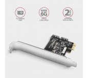 Контролер ESTILLO AXAGON PCES-SJ2, PCI-ex, За 2 бр. вътрешни SATA 6G порта