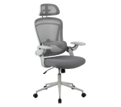 ЕРГОНОМИЧЕН СТОЛ ELORA СИВ