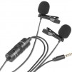 Микрофон брошка 2 броя BOYA BY-M1DM, 3.5mm жак