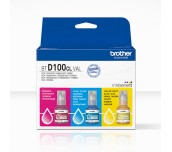 Brother BTD100CLVAL Brother Coloured Multipack Ink Bottles
