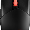 Asus ROG Strix Impact III Gaming Mouse, Semi-Ambidextrous, Wired, Lightweight, 12000 DPI sensor, 5 programmable buttons, Replaceable switches, Paracord cable, FPS gaming mouse, Black