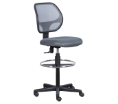 РАБОТЕН СТОЛ 7553 + EXTEND RING МЕШ СИВ