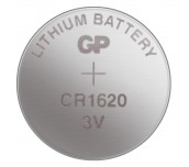 Литиева бутонна батерия GP CR1620 3V 5 бр. в блистер /цена за 1 бр./ GP