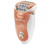 Rowenta EP5720F1, Soft Sensation, new anti pain system, removable head, vision light, acc: armpit, exfo roller, shaving head, trimming comb, pouch