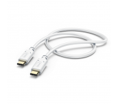 Кабел за зареждане, USB-C - USB-C,1.5м, позл.конектори