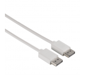 Кабел HAMA 200929, DisplayPort мъжко - DisplayPort мъжко, 1.5м, Сив, Булк