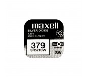 Бутонна батерия сребърна MAXELL SR521 SW /AG0/379/ 1.55V