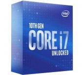 Процесор Intel Comet Lake-S Core I7-10700K 8 cores, 3.8Ghz (Up to 5.10Ghz), 16MB, 125W, LGA1200, BOX