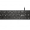 Natec Keyboard Herring US, Black, Slim