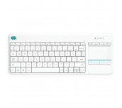 Logitech Wireless Touch Keyboard K400 Plus White