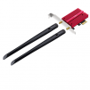 Мрежова карта Cudy WE9300, PCIe, 3-бандов, 5.7 Gbps, 2.8 Gbps, 688 Mbps, WiFi, Bluetooth 5.4