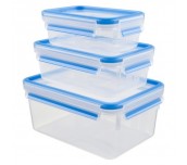 Tefal K3028912, CLIP & CLOSE 3 pcs /0.55L / 1L / 2.3L /