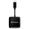 Transcend SD/microSD Card Reader, USB 3.2 Gen 1, Black, Type C
