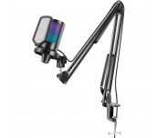 Микрофон със стойка FIFINE A6T RGB - Black