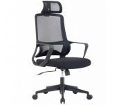 СТОЛ ЕРГОНОМИЧЕН LUMINA ДАМАСКА + МЕШ ЧЕРЕН