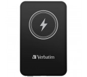 Verbatim MCP-5BK Power Pack 5000 mAh with UBS-C PD 20W / Magnetic Wireless Charging 15W Black