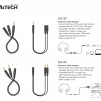 A4Tech Адаптер AD-3P 3.5mm жак мъжко - 2 х 3.5мм жак женско