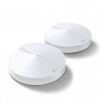Безжичен рутер TP-Link Deco M5, AC1300, 2.4/5 GHz, 400 -  867 Mbps, Gigabit, (2-pack)