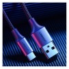 КАБЕЛ USB UGREEN US288 А / USB-C 3A,1М, ПЛЕТЕН ЧЕРЕН