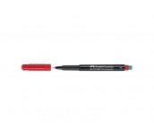 ПЕРМАНЕНТЕН МАРКЕР OHP FABER-CASTELL 1513 F ЧЕРВЕН