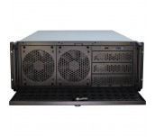 Кутия за сървър InterTech 4U-4129L - Mini ITX, mATX, μATX, ATX, SSI EEB, Чернa