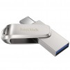 USB ПАМЕТ SANDISK ULTRA DUAL DRIVE LUXE 256GB СИВ