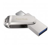 USB ПАМЕТ SANDISK ULTRA DUAL DRIVE LUXE 256GB СИВ