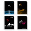 ТЕТРАДКА СПИРАЛА B&W MOONLIGHT B5 80Л 2 ТЕМИ
