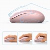 БЕЗЖИЧНА МИШКА UGREEN МU105 Cherry Pink, 2400 dpi, БЕЗШУМНА