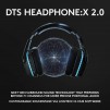 Геймърски слушалки Logitech,  G935 7.1 Wireless 7.1 Surround Lightsync, Безжични, Черни