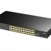 Суич Cudy GS1028PS2, 24 портов, 10/100/1000, 24× GbE with 802.3at/af PoE, 2× Uplink SFP, Default/VLAN/Extend Modes , за 19