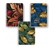 ТЕТРАДКА СПИРАЛА B&W GOLDEN LEAVES A5 80Л 2 ТЕМИ