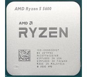 Процесор AMD Ryzen 5 5600, AM4 Socket, 6 Cores, 3.5GHz, 35MB Cache, 65W, Tray