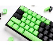 Капачки за механична клавиатура Ducky Green 31-Keycap Set Rubber Backlit Double-Shot US Layout