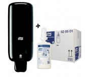 ПРОМО КОМПЛЕКТ САПУН ПЯНА TORK MILD FOAM SOAP S4 1000ML 6БР И ДИСПЕНСЪР TORK FOAM SOAP CON BLACK
