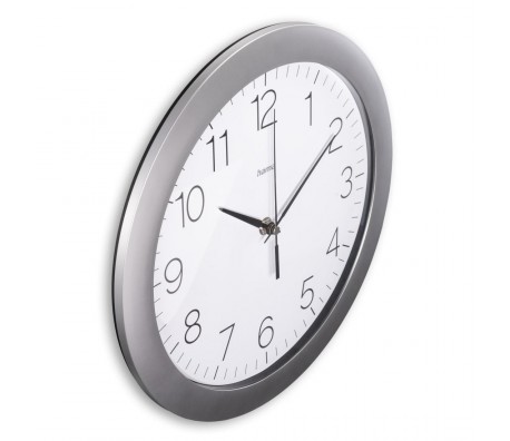 Стенен часовник "Tenerife" DCF, Ø 30 см, сребрист